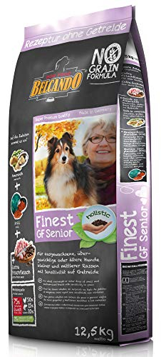 Belcando Finest GF Senior [12,5 kg] getreidefreies Hundefutter | Trockenfutter für empfindliche ältere Hunde | Alleinfuttermittel für Hunde ab 1 Jahr