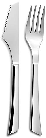 Comas Napoli 18% 3 Blister Pizza Cuchillo, Plata, 205 mm