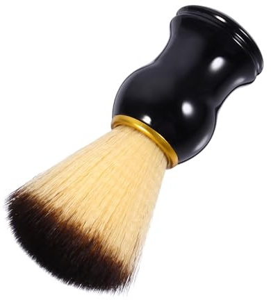 TOYZFRIENDY Blaireau De Rasage en Bois Petite Taille Brosse Nylon Souple pour Hommes Barbe Et Moustache Soin Voyage