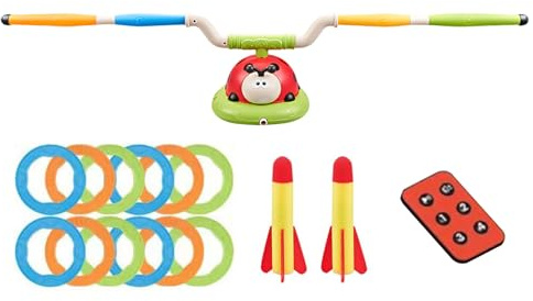 Lance-roquettes pour tout-petits - Équipement d'exercice musical, jeu de sports de plein air, activité de développement actif de l'enfant, jeux de mouvement amusants | Pour garçons filles âgés