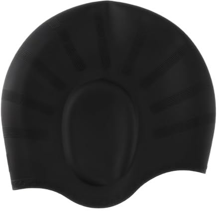 Bonnet de Bain en Silicone Étanche pour Enfants et Adultes, Protection Oreilles et Cheveux, Anti-Fuite, Confortable et Ergonomique, Adapté Natation Piscine, Homme et Femme