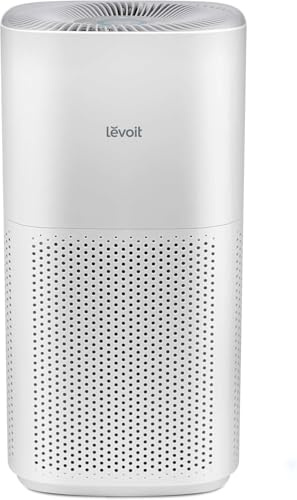 Levoit Smart luftrenare för stor kamera, CADR 697m³/h, 147㎡ | För rökare och allergier, PM2.5-indikator, autoläge, Alexa App-kontroll, mot 99,97 % pollen och damm mögel