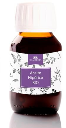 Camassia Aceite de hipérico BIO | Aceites vegetales | Macerado en Aceite de Oliva de agricultura ecológica | 100ml