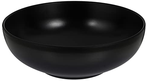 Asian Noodle Bowls - Unbreakable Large Imitation Porcelain Noodle Soup Bowl for Home Kitchen Japanese Restaurant - Dishwasher & Microwave Safe - 21.5cm