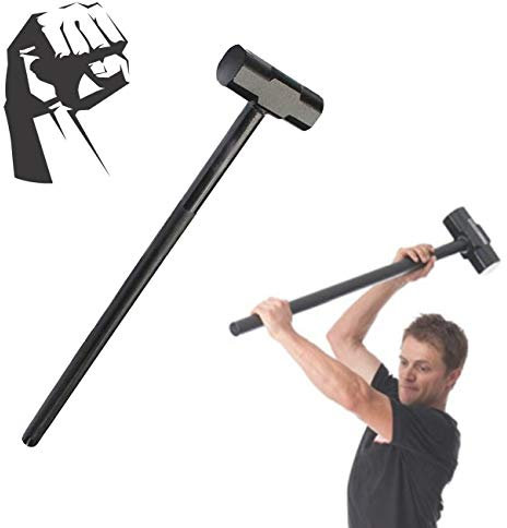 ZhiLianZhao Gym-Hammer Gewichtshammer, Fitness-Hammer, Rutschfester Griff, Sicher Auf Beton- Oder Turnhallenböden,4kg