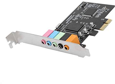 Channel Sound Card Chip 32bit PCI Express x1 slot, 6 Channel CMI8738 Chip Pcie 5.1 Audio Card, for/for XP/for VISTA/for / 8/10 Linux