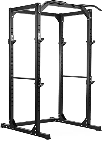 Dione - Squat Rack - 60 x 60mm Stahlkonstruktion - Fitness Power Rack Cage - Klimmzugstange - Belastbar bis 250KG!