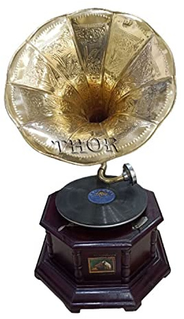 Vintage Classic Retro Phonograph Gramophone Vinyl Record Player Turntable Home Decor Gifts
