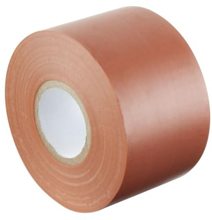 GOCABLETIES Isolierband Braun 50 mm x 33 m 1 Rolle | Strapazierfähig, selbstklebend, PVC, zum Schutz und Reparieren von Kabeln
