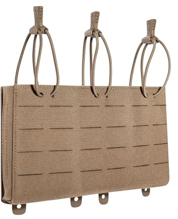 Tasmanian Tiger TT 3 SGL Mag Pouch Bel M4 MKIII formstabile Magazin-Tasche zur Aufnahme von DREI M4-Magazinen mit elastischem Kordel-Verschluss und Molle-System