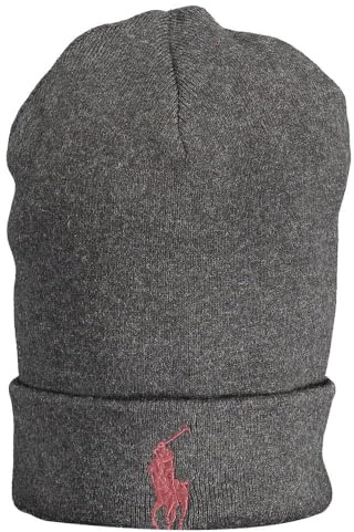Ralph Lauren Mütze Beanie Classic Hat Baumwolle One Size Grau