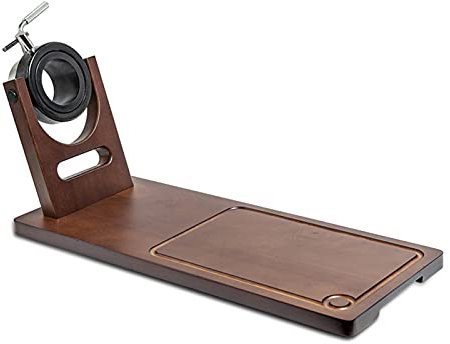 Ham Holder Spanish Ham Special Rack Fixed Bracket Multifunctional Rotating Head Rack Ham Stand (Color : Rotating Head Solid Wood ham Frame)