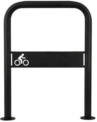 MORIA DESIGN Fahrradständer Bodenparker 80 x 60 cm für 2 Fahrräder | Mountainbike, MTB, E-Bike, 2 Fahrräder, Fahrradanlehnbügel, galvanisiert, pulverbeschichtet, Bodenparker, Garage, Garten