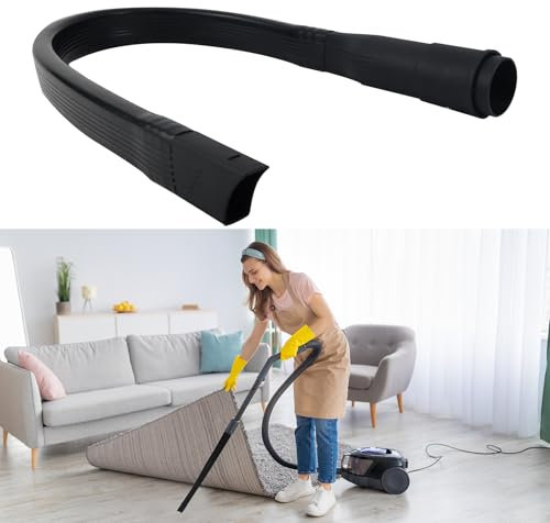 63cm Boquilla Larga Flexible para Juntas, Boquilla para Limpieza de Muebles, Boquilla Flexible para Hendiduras, Boquilla Plana Larga para Todos Los Aspiradores con Conexión de 32/35 mm