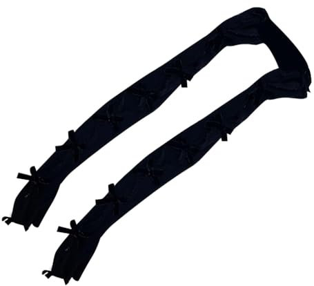 CAZSTYK Lange Armwärmer, fingerlose Handschuhe, Armstulpen, Spitze, Armstulpen, Armstulpen im Used-Look, Schwarz , As detailed discription