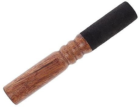 SHOWERORO Nepalesischer Klangschalenschlägel Holzstab 18cm Sandelholz Mit Glatter Oberfläche Für Yoga Meditation Gongschlägel
