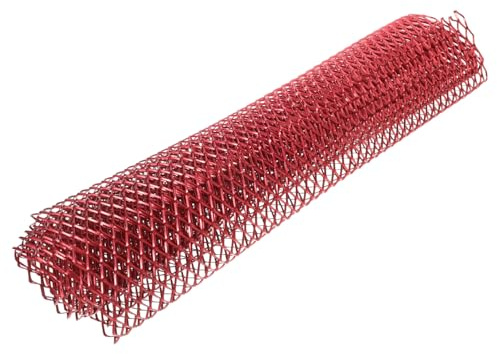 SWOOMEY Rejilla De Parachoques Para Coche 100x33 Cm Malla De Aluminio Roja Resistente Inserción Frontal Accesorios Exteriores Para Vehículos Automóviles