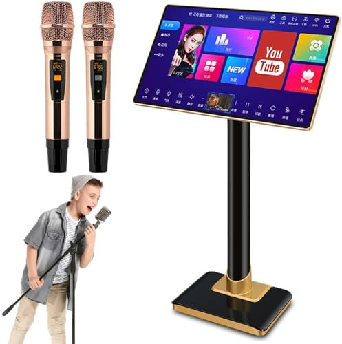Reproductor Karaoke,Máquina Karaoke,Equipo Karaoke Con Reproductor Karaoke,Micrófono Inalámbrico Con Reverberación,Para Reproducir Películas Y Programas De Televisión Chinos En Línea,8TB