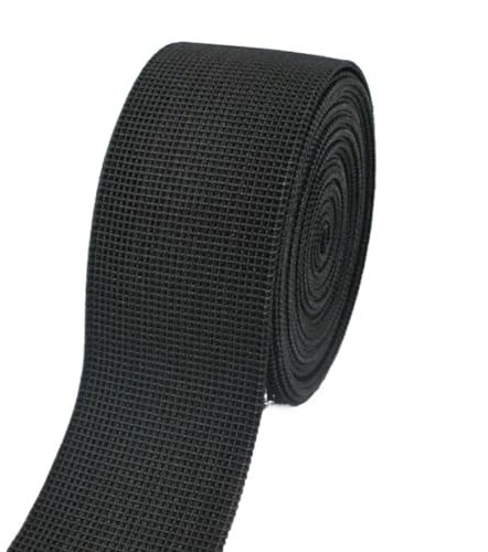 ZWCSHUU 2/5/10Meter 5cm Elastic Band for Sewing Sofa Backrest Cushion Rubber Bands DIY Furniture Renovation Material Elastic for Sewing(Black,5METERS_50MM)