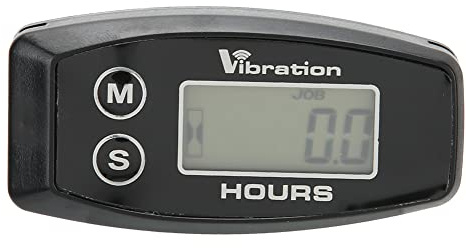 XTevu Hour Meter, Wireless Timing Gauge, Compatible with Motorcycle ATV RL HM015B, Vibration Activated Timer, Engine Running Time Tracker System