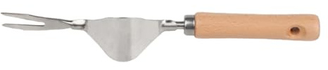 ROMISBABA 2 pièces Outil de Jardinage Désherbeur Manuel Acier Inoxydable Extracteur de Mauvaises Ergonomique pour Pelouse et Semis et Facile à Utiliser