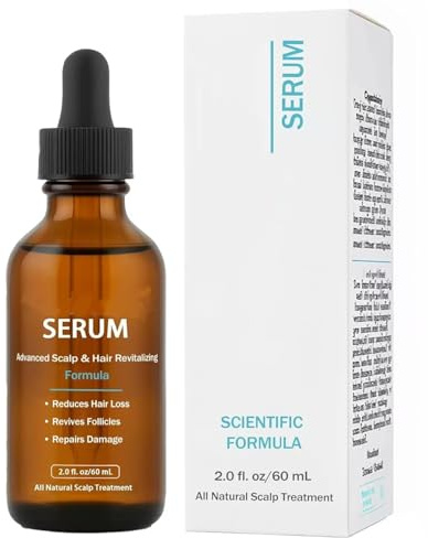 Dekohair Sérum para el Crecimiento Capilar, Tratamiento Avanzado para el Cuero Cabelludo, Reduce la Caída, Repara las Puntas Dañadas y Abiertas, Suave y Sedoso, para Todo Tipo de Cabello