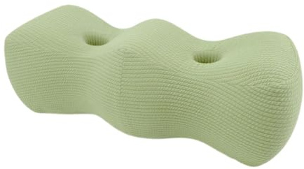 Fonowx Cojín para Piernas, Cojín Triangular único para Piernas, Cojín de Soporte para Rodillas para Relajación, Contra La Hinchazón, S, Verde, tal como se describe