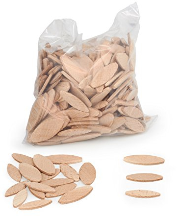 Tasselli legno WFix | 100 pezzi 0/10/20 | Lamelle in legno di faggio | Compatibile con lamellatrice e fresatrice per legno | Attrezzi fai da te