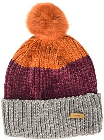 Barts Damen Starflower Beanie Baskenmütze, Grau (Heather Grey 0002), One Size (Herstellergröße: Uni)