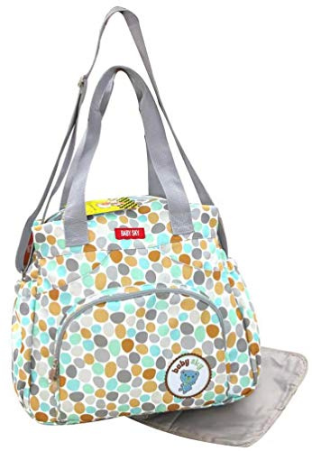 GMMH 2 tlg Wickeltasche Pflegetasche Windeltasche Babytasche (beige)