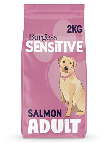 Burgess Sensitive Dry Dog Food Salmon, 2kg