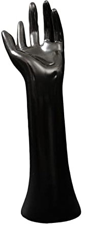 SM SunniMix 29 Cm Présentoirs à Bijoux, Femme Mannequin Main Porte-Anneau Porte-Bijoux Présentoir Pour Afficher Des Bagues, Colliers, Pendentifs, Chaînes, Bracelets, Bracelets-Noir