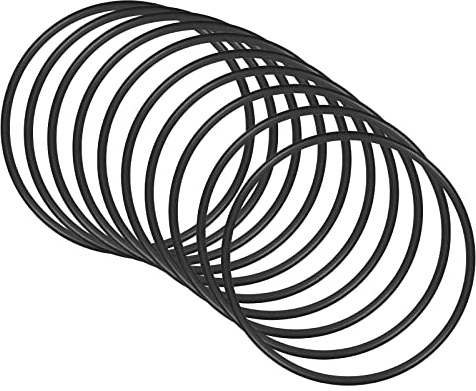 QUARKZMAN O-Ring 52x48x2mm Nitrilgummi Schwarz 10 Stücke | Gummi Unterlegscheibe für Wasserhahn Klempner Reparatur Dichtung Verbindung