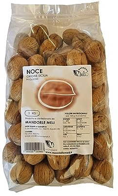 Noci in Guscio - Frutta Secca Fonte di Vitamine e Fibre - Senza Glutine (1kg)