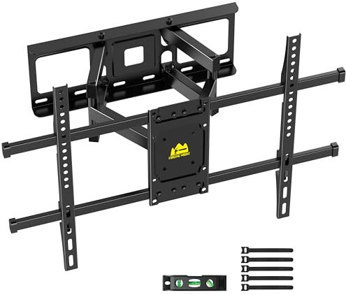 FORGING MOUNT TV Wall Mount for 37-75 Inch LED/LCD, Swivels Tilts Extends Double Arm Full Motion TV Wall Bracket Holds up to 50kg, Universal Wall Mount, Max VESA 600x400mm