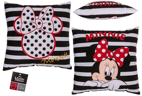 Deko-Kissen,Disney,Minnie 40 x 40 cm, Hülle: 100% Baumwolle, Füllung: 100% Polyester