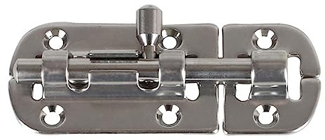 Shurzzesj Chiusura per Porta Scorrevole per, Serratura per Porta della Barca, in Acciaio Inox 316, per Porte di Cortili, Porte Marine, armadietti