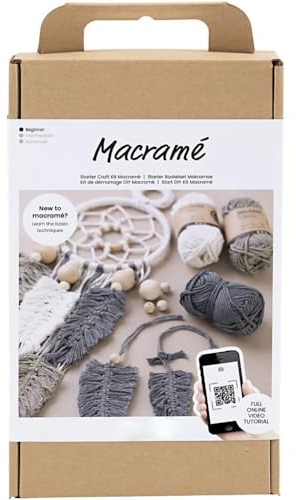 FÜNDIG Makramee Starter Kreativ Set - Traumfänger Edition Umfassendes DIY-Set für Makramee-Kunst - Selbstgemacht - Eigenkreation - Selbstgestaltung