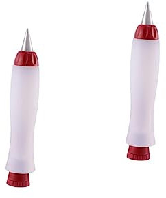 Alipis Lot De 2 Stylos De Décoration De Gâteaux en Silicone pour Écrire sur du Chocolat des Aliments pour Les Réunions De Famille