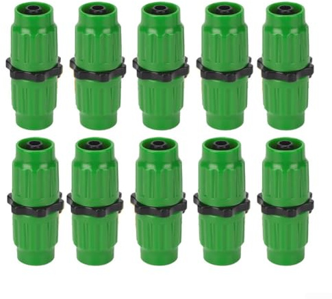ZYWUOY 10 Stück Schlauchverbinder, Erweiterbares Gartenschlauch-Reparaturset, Kunststoff-Schlauch-Schnellverbinder, multifunktional, Reparatur-Schlauchverbinder für Gartenbewässerung Autowäsche