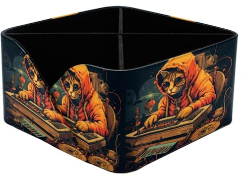 Schreibtisch-Organizer, lustige Katze, Bürobedarf und Schreibtischzubehör, Visitenkarte/Stifte/Bleistift/Handy/Schreibwarenhalter, Aufbewahrungsbox