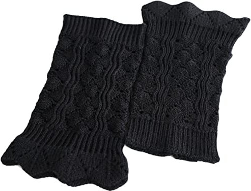 Kurze Beinstulpen für Damen, Winter, Hohlarbeit, Häkelarbeit, Stiefelstulpen