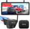 AUTO-VOX Solar Wireless Reversing Camera for Car,Van &Motorhome: 7.2 HD Screen, 1-Min Install,1080P Night Vision,Waterproof Reverse Camera,DVR Recording, Stable Signal for Safer Driving