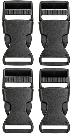 Your Day Mate Steckschnalle, 25 mm, Kunststoff, Steckschnallen-Klickverschluss, Ersatz Steckverschluss, Schnalle Reparatur, Rucksack Gurtschnalle, Steckschließe Gurt, Gurtband Plastikschnalle