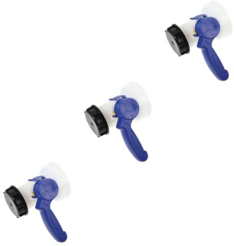BESPORTBLE 3pcs Ton Barrel Ball Valve Water Tank Hose Connector Adaptor Ton Barrels Fitting Float Valves Extender Nozzle Water Tote Hose Adapter Tote Tank Adapter Automatic Valve Plastic