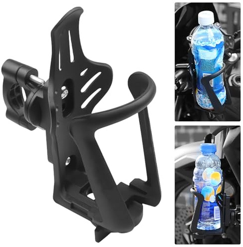 Flaschenhalter Fahrrad, Getränkehalter Fahrrad 360 Grad Rotation Einstellbare, Motorrad Trinkflaschenhalter für Fahrrad Rennrad Mountainbikes Motorrad Kinderwagen Rollstuhl