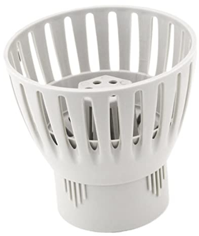 Filtro per Laghetto da Giardino Atmosfera Natalizia, PVC Beige | Skimmer Sfioratore Piscina, Collettore di Foglie Piscina, Facile Installazione, Flusso d'Acqua Pulita