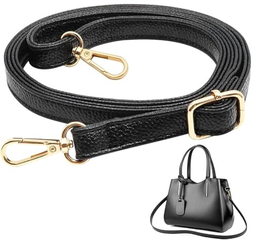 JOOTUEPO Cinghia di Spalla Universale per Borsa Tracolla Sostituzione Staccabile Regolabile, Tracolla Regolabile per Borsa Donna, Cinghia di Spalla in Pelle PU, Sostituzione Della Cinghia