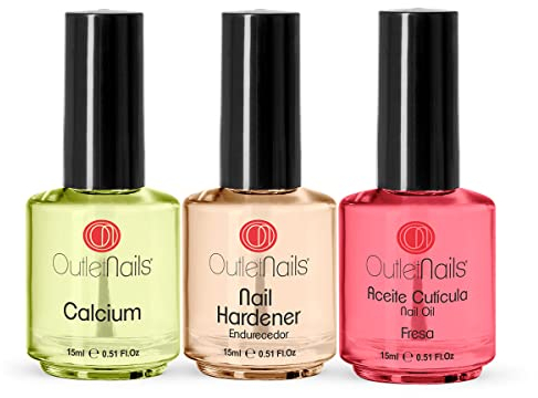 Pack Calcium15ml + 1 Aceite de Cutícula 15ml + Endurecedor 15ml para uñas/uñas acrilicas/sin acidos/Primer uñas acrílicas/Primer uñas esculpidas