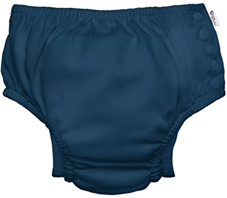 green sprouts - Eco snap Swim Diaper with Gussets - Navy - 12mo (6-12m)